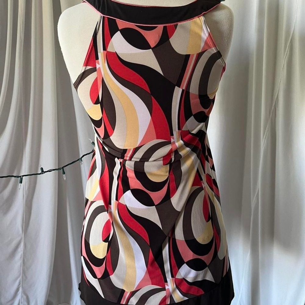 70s style mini dress tank top - Picture 3 of 4